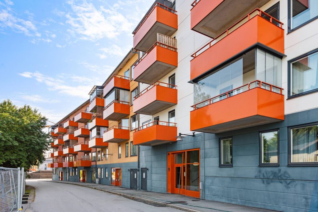 28. Trapphusmalning Golvslipning BRF Skarpnacks Gard