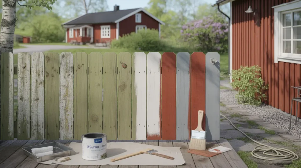 m la staket och plank i maj b sta v derf nstret f rgval och proffstips f r en sommarklar uteplats