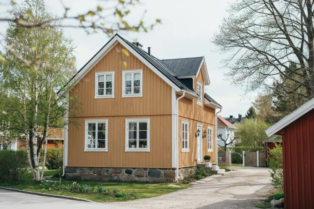 kul rs tt huset r tt s v ljer du fasadf rg som passar stil omgivning och underh ll